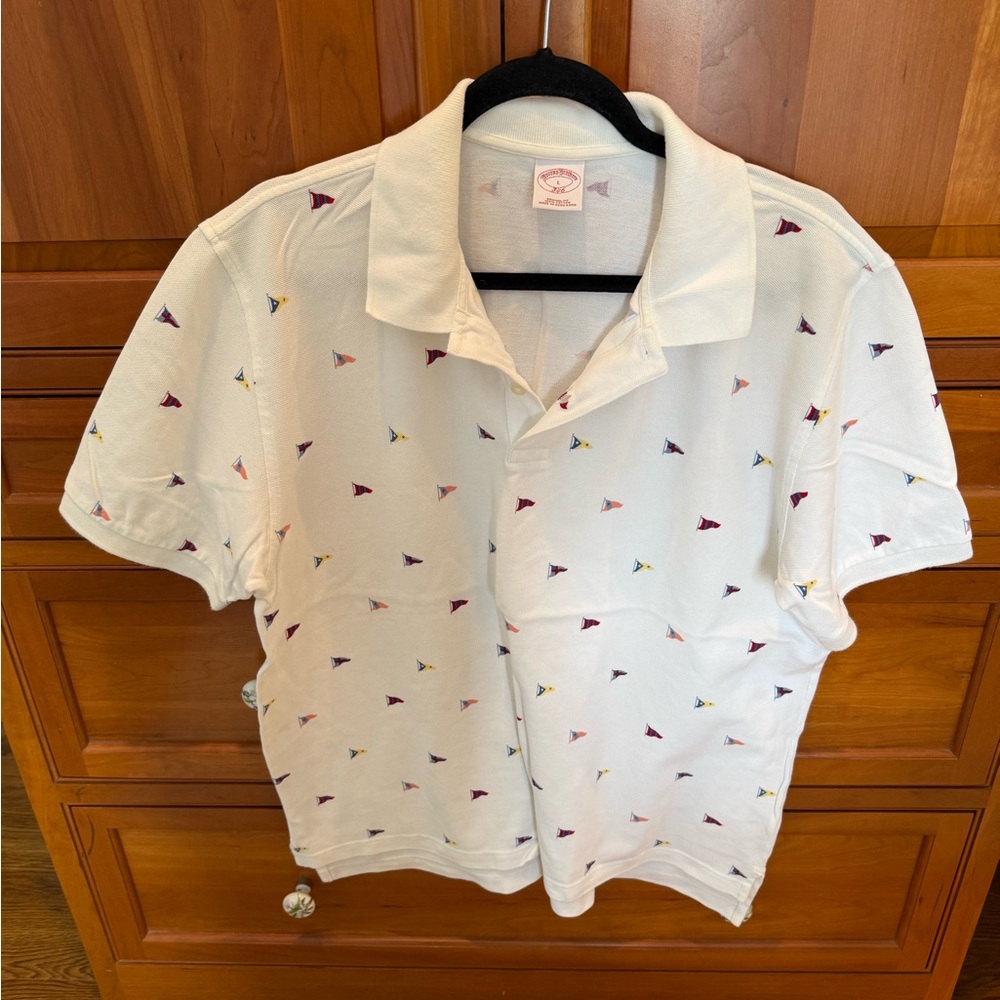Brooks Brothers Burgee Printed Polo Shirt